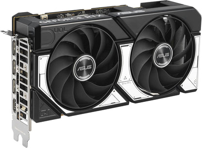 ASUS Dual GeForce RTX™ 5060 8GB GDDR7 OC Edition (PCIe 5.0, 8GB GDDR7, DLSS 4, HDMI 2.1b, DisplayPort 2.1b, 2.5-Slot Design, Axial-tech Fan Design, 0dB Technology, and More) Elite
