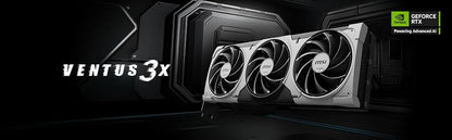 MSI Gaming RTX 5070 12G Ventus 3X OC Graphics Card (12GB GDDR7, 192-bit, Extreme Performance: 2557 MHz, DisplayPort x3 2.1a, HDMI 2.1b, NVIDIA Blackwell Architecture) Elite