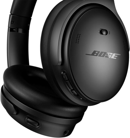 Bose Quiet Comfort Wireless Noise Cancelling Over Ear Bluetooth Headphones 24Hr Battery Black Elite