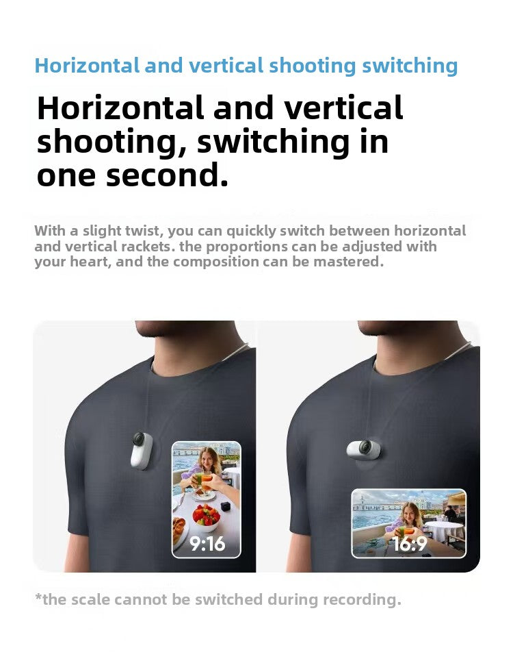 In-sta360 Go3s 128GB White Miniature Action & Sports Camcorder 4K Hand-Free POVs Stabilized Battery Life for 140 Minutes Elite