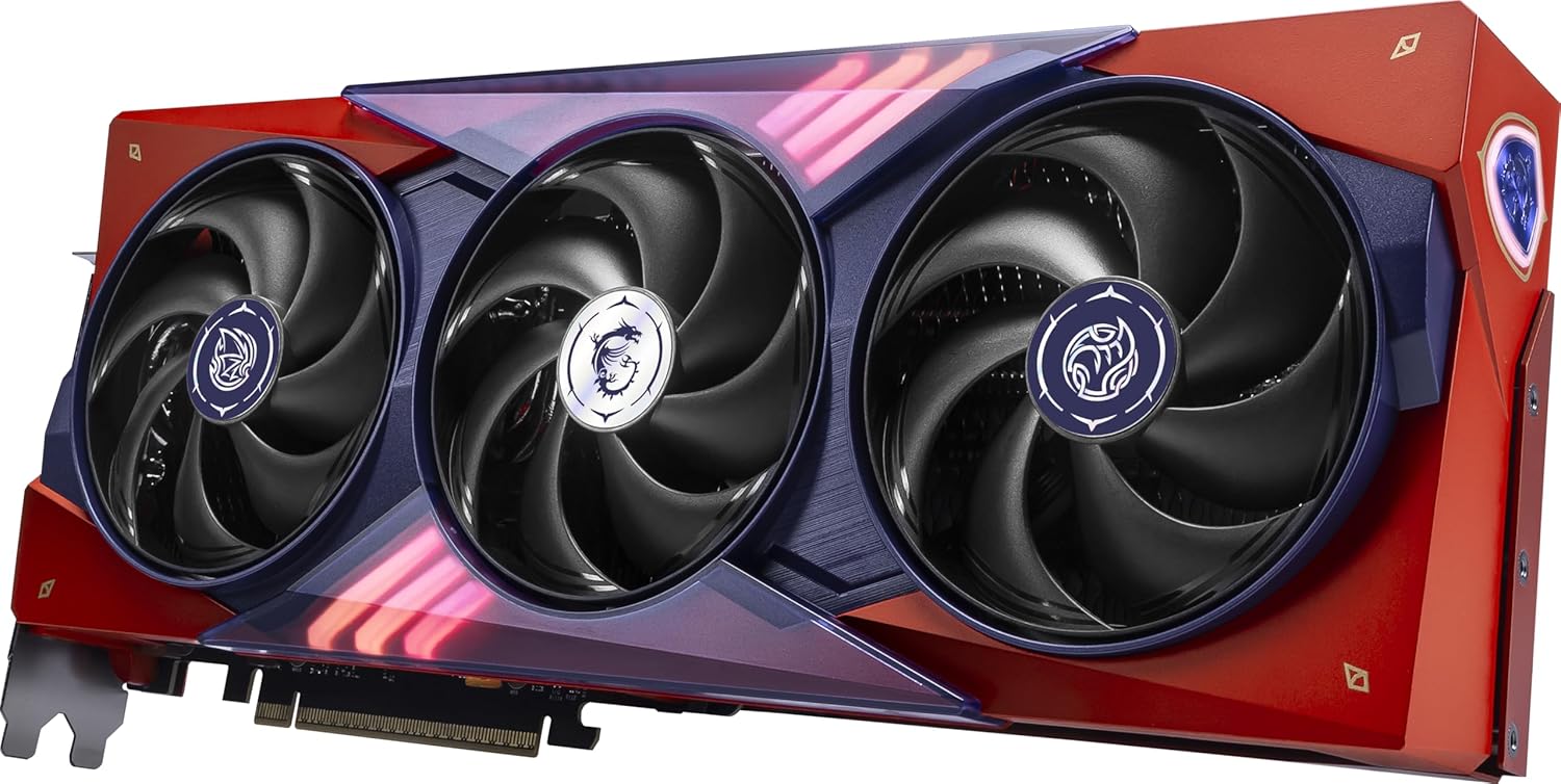 MSI Gaming RTX 5070 Ti 16G MLG Edition OC Graphics Card (16GB GDDR7, 256-bit, Extreme Clock 2580 MHz, DisplayPort x 3 2.1a, HDMI 2.1b, NVIDIA Blackwell Architecture) Elite