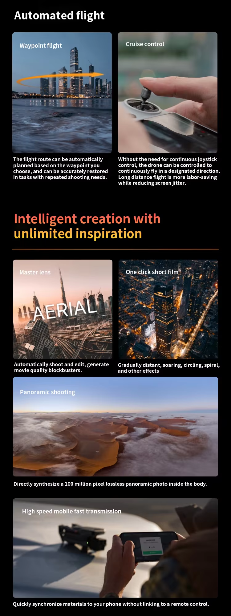 DJIi Mavic 3 Pro Fly More Combo 23-Min Max Flight Time 10km HD Video Transmission Dual Tele Cameras Hasselblad Camera Drone Elite