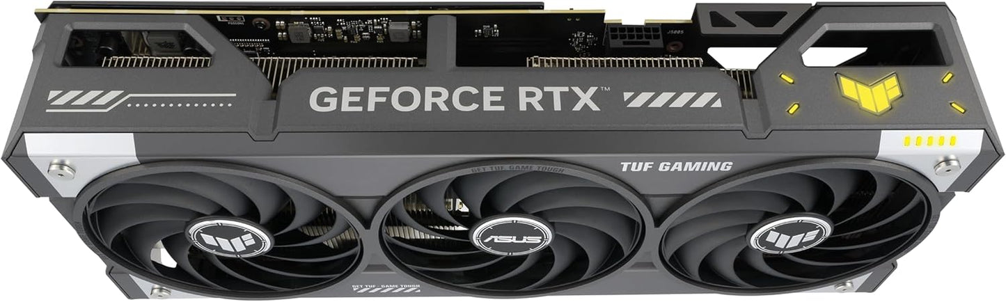 ASUS TUF Gaming GeForce RTX ™ 5070 12GB GDDR7 OC Edition Gaming Graphics Card (PCIe® 5.0, HDMI®/DP 2.1, 3.125-slot, Military-Grade Components, Protective PCB Coating, axial-tech Fans) Elite
