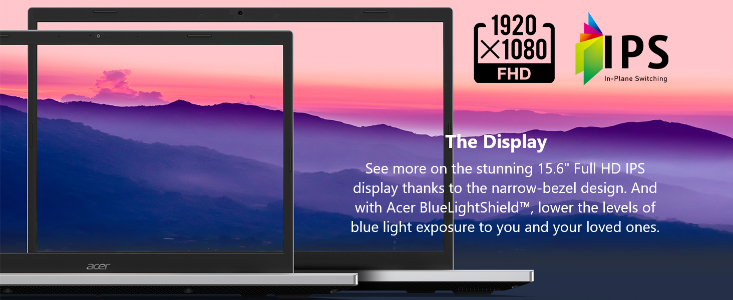 Acer Aspire 3 A315-24P-R7VH Slim Laptop | 15.6" Full HD | AMD Ryzen 3 7320U Quad-Core | AMD Radeon Graphics | 8GB LPDDR5 | 128GB NVMe SSD | Wi-Fi 6 | Windows 11 Home Elite