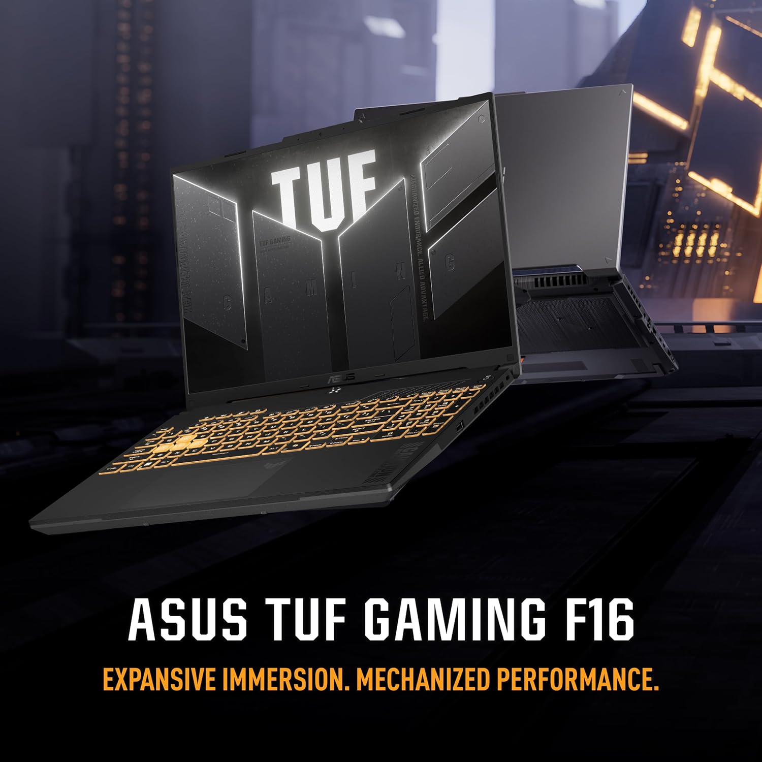ASUS TUF Gaming F16 (2024) Gaming Laptop, 16” FHD+ 144Hz IPS-Level 16:10 Display, Intel® Core™ 5 210H Processor, NVIDIA® GeForce RTX™ 4050, 8GB DDR5, 512GB PCIe Gen4 SSD, Wi-Fi 6, Windows 11 Home Elite