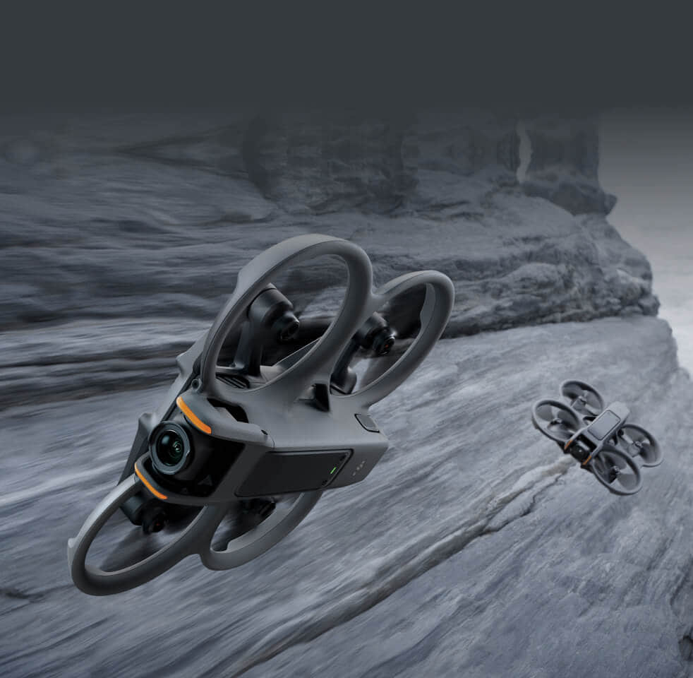 New DJI Avata 2 Fly More Combo with Remote Control 1/1.3-inch Image Sensor Three Batteries Built-in Propeller Guard Turtle Mode Elite