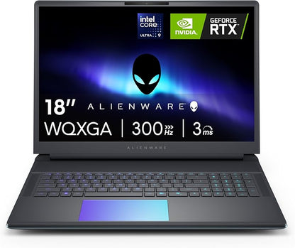 Alienware 16 Aurora Gaming Laptop AC16250-16" WQXGA 120Hz Display, Intel Core 7-240H Processor, 16GB DDR5 RAM, 1TB SSD, NVIDIA GeForce RTX 5050 8GB Graphics, Windows 11 Home, Onsite Service - Blue Elite