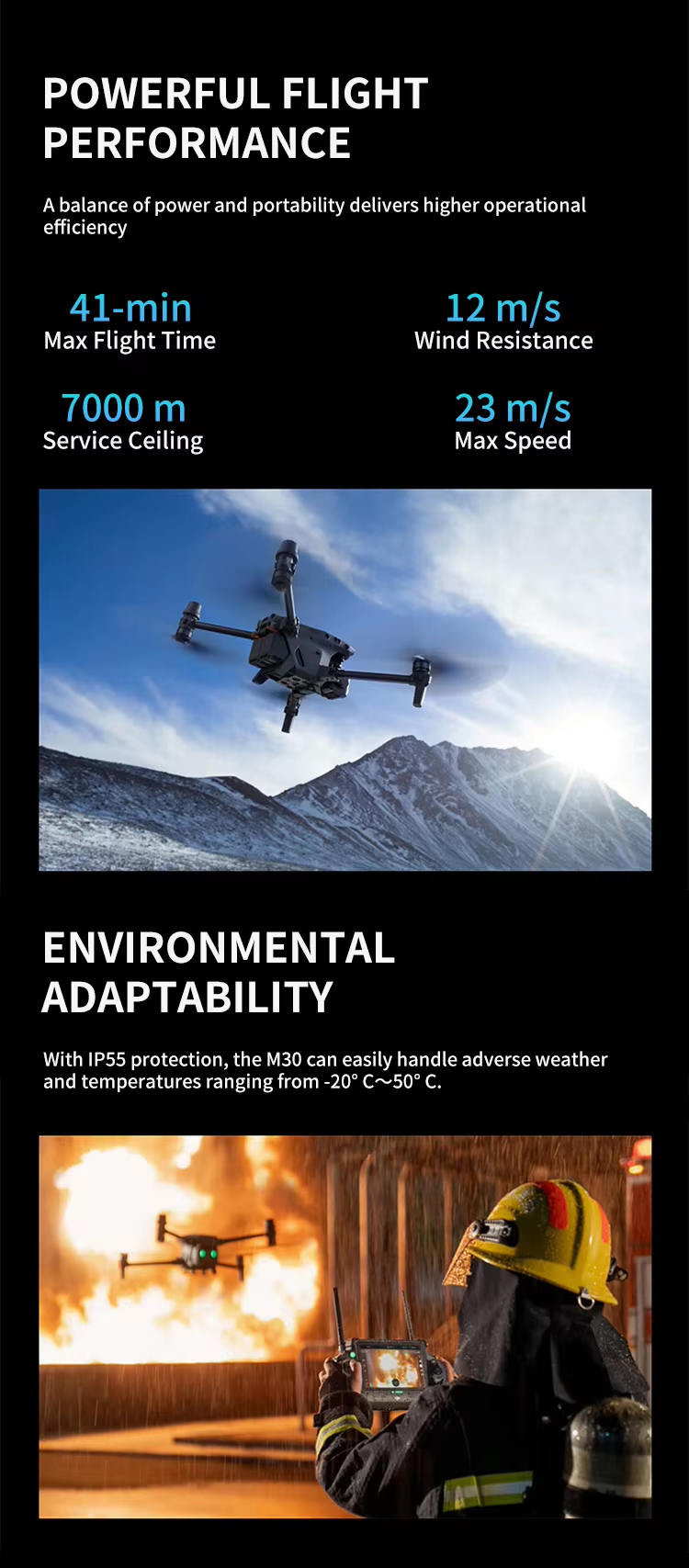 New M30 and M30T Matrice 30&amp;30T Drone 4k HD Thermal Camera and 40+ Mins Long Distance Gps RC Quadcopter Drone UAV Elite