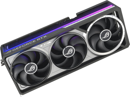 ASUS ROG Astral GeForce RTX™ 5080 OC Edition Gaming Graphics Card (PCIe® 5.0, 16GB GDDR7, HDMI®/DP 2.1, 3.8-Slot, 4-Fan Design, Axial-tech Fans, Patented Vapor Chamber, Phase-Change GPU Thermal pad) Elite