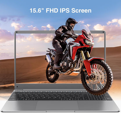 15.6" Windows 11 Laptop, Intel Core i3-5005U, 16GB RAM, 512GB SSD, FHD IPS Display, 2.4G/5G WiFi, BT5.0, RJ45, Webcam, Long Battery Life - for Work, Study, and Entertainment Elite