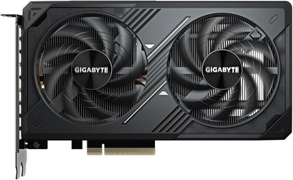 GIGABYTE GeForce RTX 5060 WINDFORCE OC 8G Graphics Card, 8GB 128-bit GDDR7, PCIe 5.0, WINDFORCE Cooling System, GV-N5060WF2OC-8GD Video Card Elite