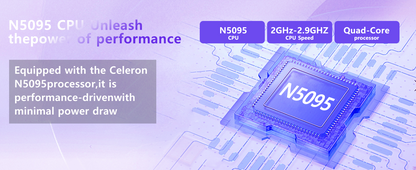 2025 16 Inch Gaming Laptop N5095 (Up to 2.9 GHz) 12GB+512GB SSD Support 1TB Expand Win 11 Laptops 1920 * 1200 FHD Screen 5G WiFi BT 4.2 Webcam Cooling Fan Numeric Keypad-Purple Elite