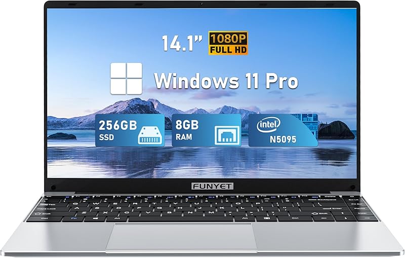 Laptop Computer, Gaming Laptop 2025 Windows 11 Pro, 16 Inch Lap Top PC, 16GB RAM 512GB SSD, Intel 12th Gen N95 Processor(up to 3.4GHz), Backlit Keyboard, Fingerprint Unlock, FHD 1920 * 1200 Elite