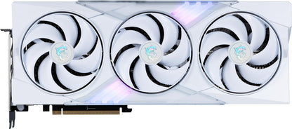 MSI Gaming RTX 5070 TI 16G Gaming Trio OC White Graphics Card (16GB GDDR7, 256-bit, Extreme Performance: 2580 MHz, DisplayPort x 3 2.1a, HDMI 2.1b, NVIDIA Blackwell Architecture) Elite