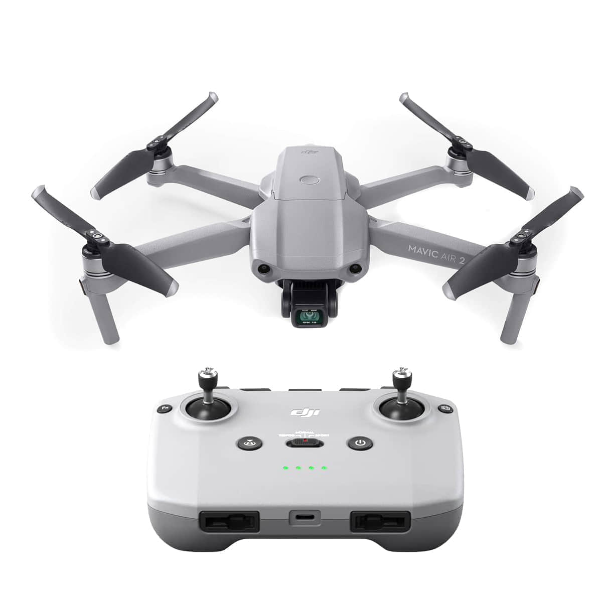 For DJI Mavic Air 2 Drone Quadcopter with 48MP 4K Video Beginner Level Remote Control Plastic (CP.MA.00000176.03) Elite