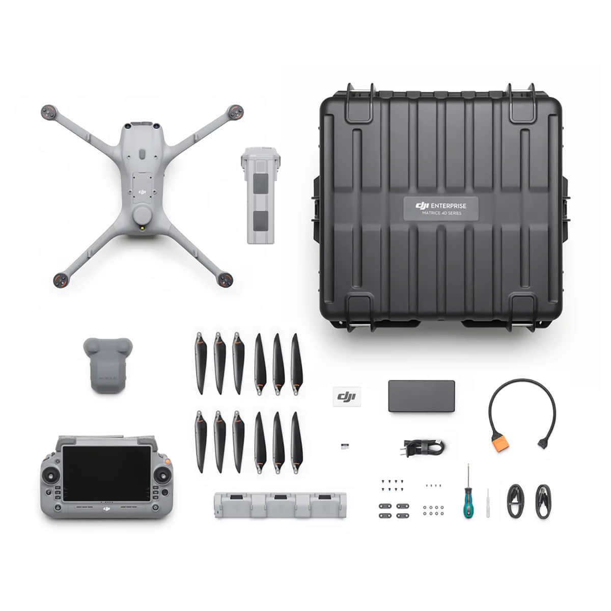 New DJI Matrice 4T Drone with 48MP Thermal and 48MP Wide-Angle Camera NIR Auxiliary LED Lights Plastic Material App Controlled Elite