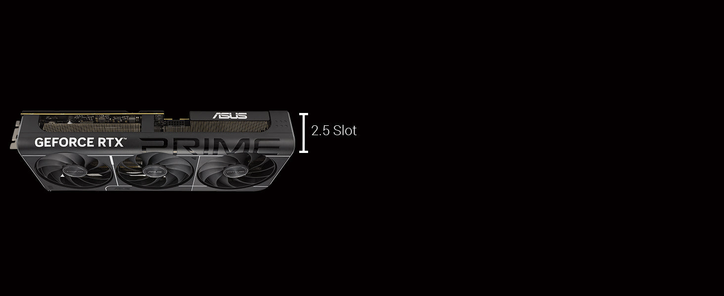 ASUS The SFF-Ready Prime GeForce RTX™ 5070 12GB GDDR7 Graphics Card (PCIe® 5.0, 12GB GDDR7, HDMI®/DP 2.1, 2.5-Slot, Axial-tech Fans, Dual BIOS) Elite