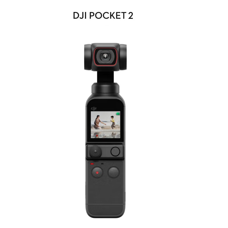 Original  D-JI Pocket 2 Handheld PTZ Camera Portable 4K HD Smart Small Anti-shake Vlog Panoramic Pocket Camera. Elite