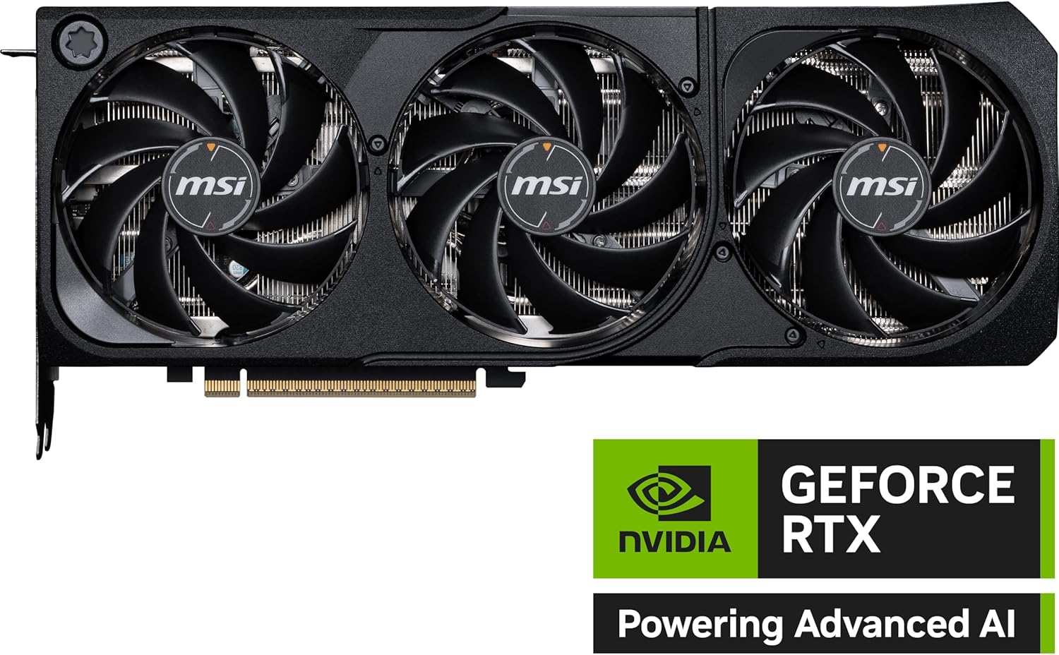 MSI Gaming RTX 5080 16G Shadow 3X OC Graphics Card (16GB GDDR7, 256-bit, Extreme Clock TBD MHz, DisplayPort x 3 2.1a, HDMI 2.1b, NVIDIA Blackwell Architecture) Elite