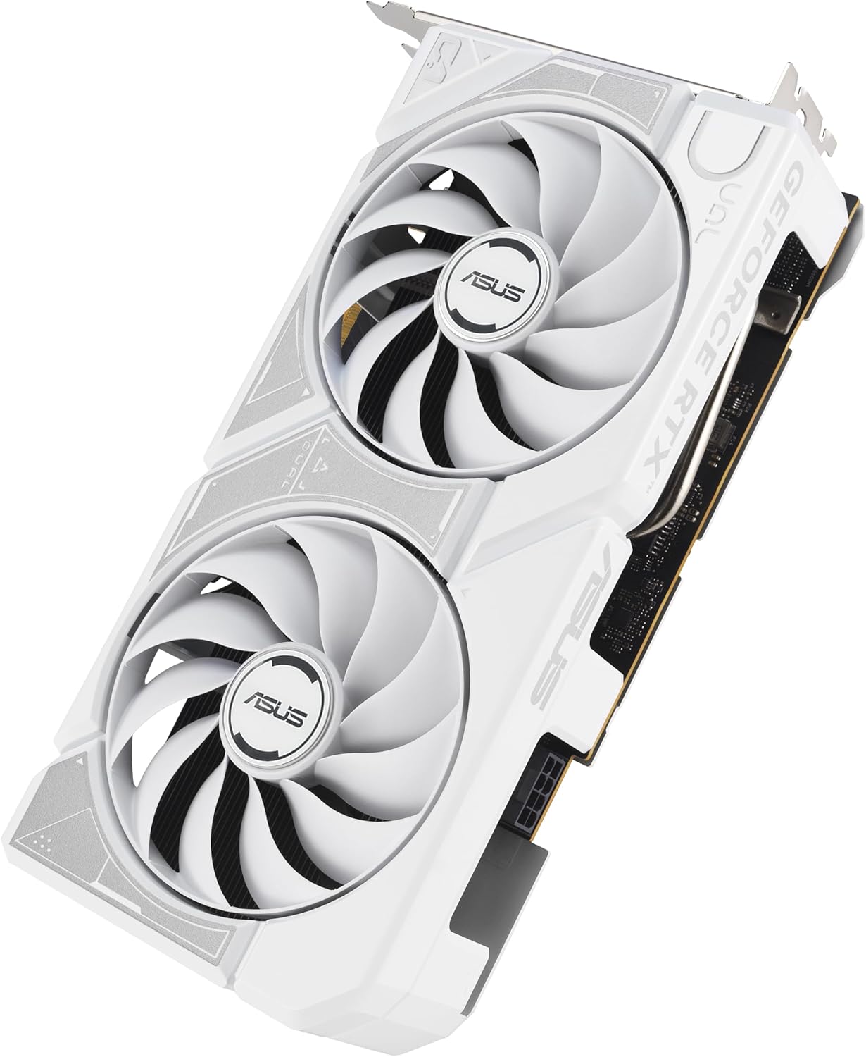 ASUS Dual GeForce RTX™ 5060 8GB GDDR7 White Edition (PCIe 5.0, 8GB GDDR7, DLSS 4, HDMI 2.1b, DisplayPort 2.1b, 2.5-Slot, Axial-tech Fan Design, 0dB Technology, Dual BIOS and More) Elite