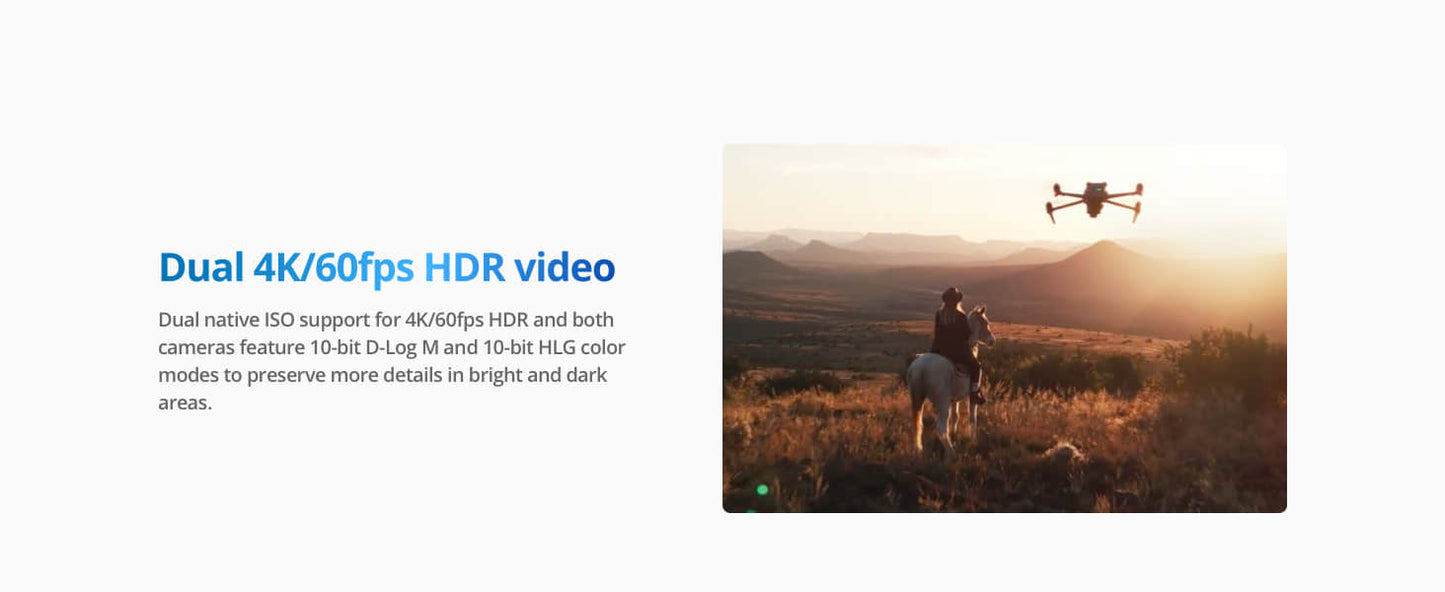 For DJI Air 3 Fly More Combo 4K Dual Primary Cameras 3 Batteries for Extended Flight Time 48MP Photos 20Km Video Drone Elite