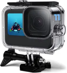 HONGDAK WaterProof Housing  for Go Pro Hero 12/Hero 11 Black/Hero 10 Black/Hero 9 Black,Protective Underwater Dive Elite