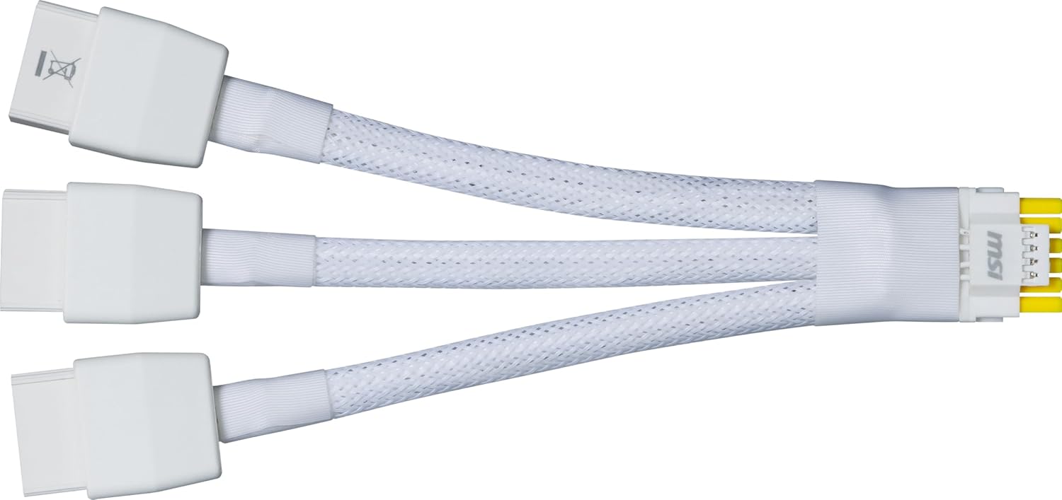 MSI Gaming RTX 5070 TI 16G Gaming Trio OC White Graphics Card (16GB GDDR7, 256-bit, Extreme Performance: 2580 MHz, DisplayPort x 3 2.1a, HDMI 2.1b, NVIDIA Blackwell Architecture) Elite