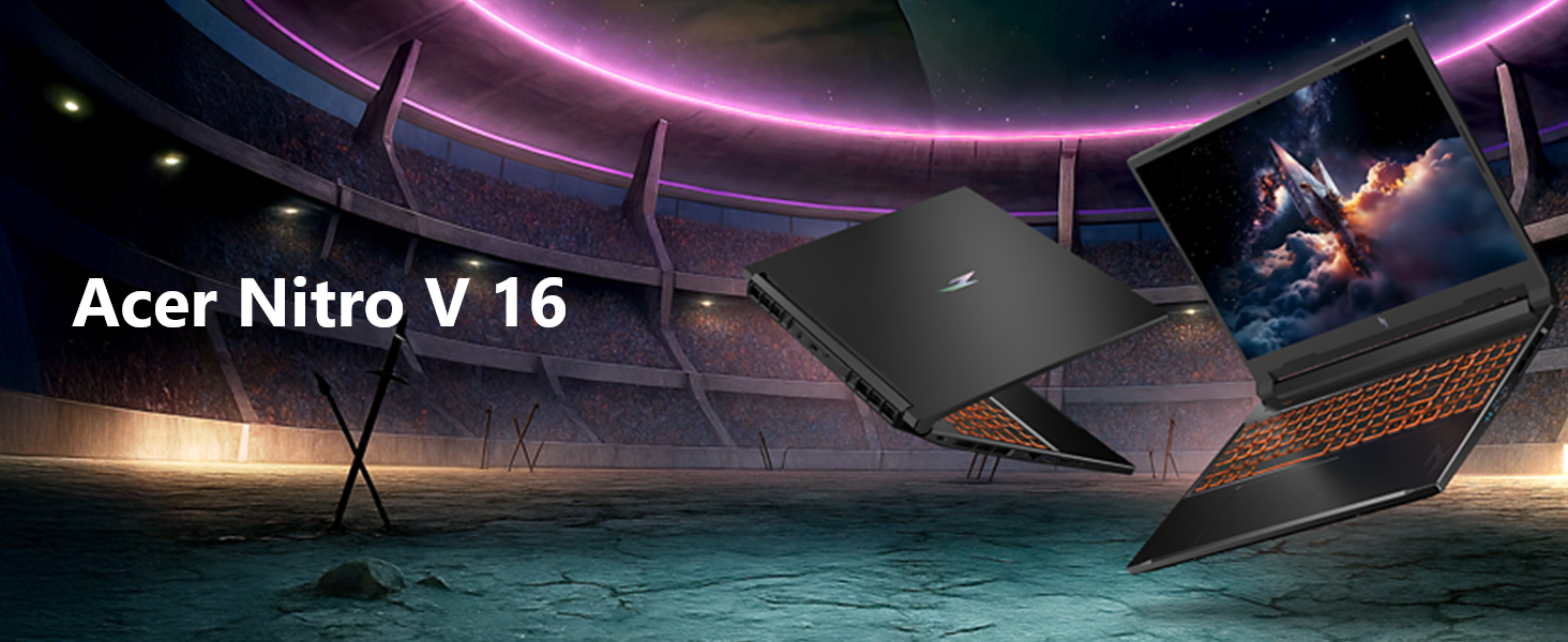 Acer Nitro V Gaming Laptop | Intel Core 9 Processor 270H | NVIDIA GeForce RTX 5070 Laptop GPU | 16" WUXGA IPS 180Hz Display | 32GB DDR5 | 1TB Gen 4 SSD | Wi-Fi 6 | Backlit KB | ANV16-72-933F Elite