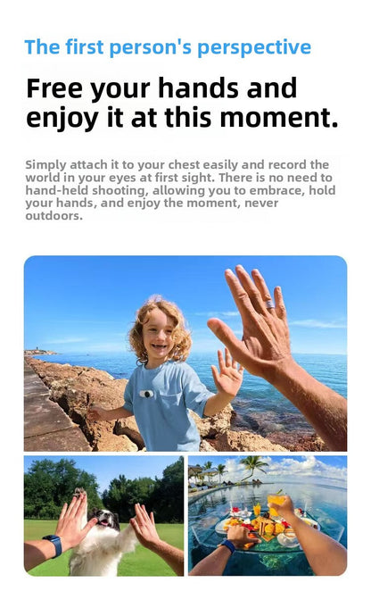 In-sta360 Go3s 128GB White Miniature Action & Sports Camcorder 4K Hand-Free POVs Stabilized Battery Life for 140 Minutes Elite