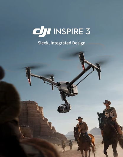 DJI Inspire 3 Camera Drone with Centimeter-Level RTK Positioning and Waypoint Pro Full-frame 8K/25fps CinemaDNG Dual Native ISO Elite