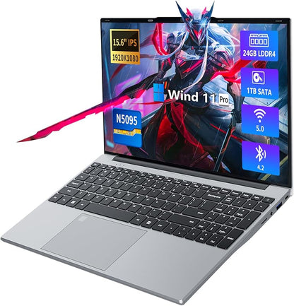 16 Inch Laptop Computer, FHD IPS 1200p Screen, Gaming Laptop i5 (Up to 3.6GHz) for 16GB LPDDR4 RAM 1TB SSD, 180 Angle Open WiFi 5 HDMI Backlit Keyboard UHD Graphics 617 with Numeric Keypad Elite