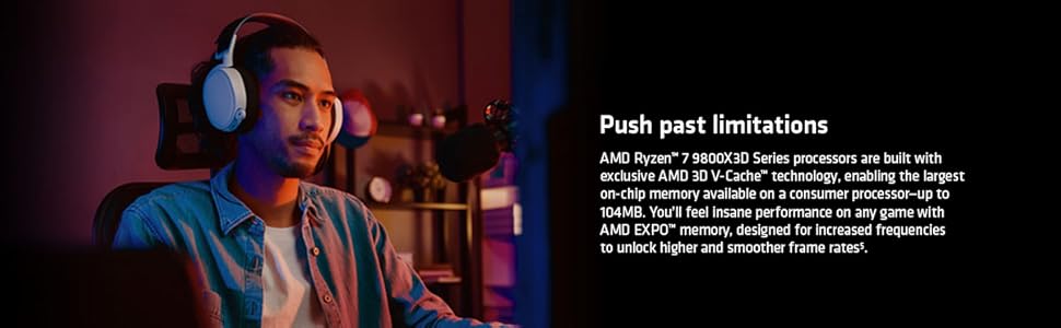 AMD RYZEN 7 9800X3D 8-Core, 16-Thread Desktop Processor Elite