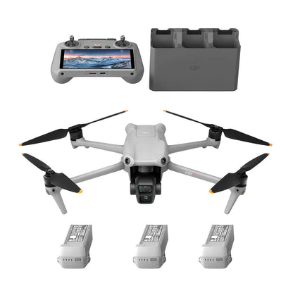 For DJI Air 3 Fly More Combo 4K Dual Primary Cameras 3 Batteries for Extended Flight Time 48MP Photos 20Km Video Drone Elite