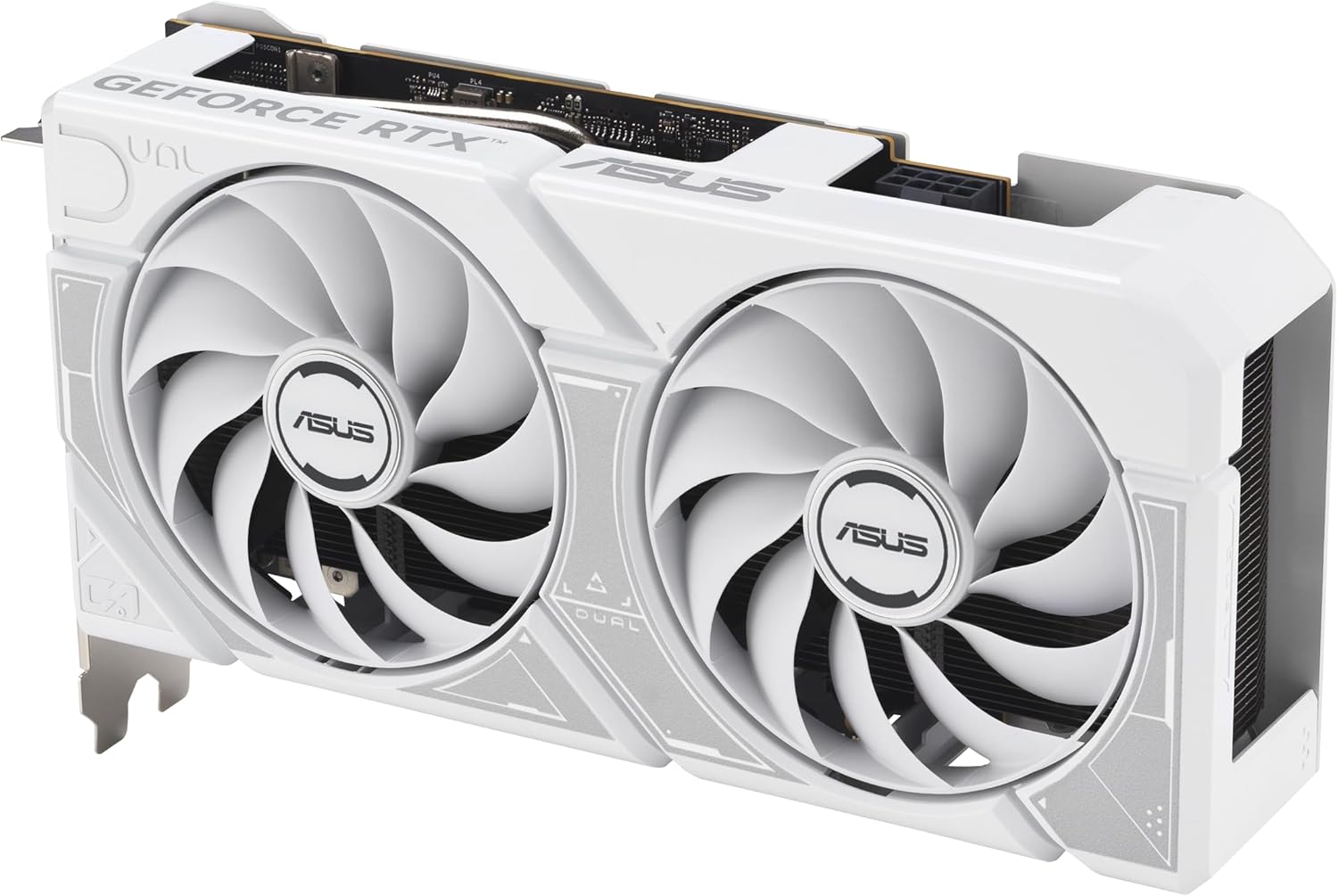 ASUS Dual GeForce RTX™ 5060 8GB GDDR7 White Edition (PCIe 5.0, 8GB GDDR7, DLSS 4, HDMI 2.1b, DisplayPort 2.1b, 2.5-Slot, Axial-tech Fan Design, 0dB Technology, Dual BIOS and More) Elite