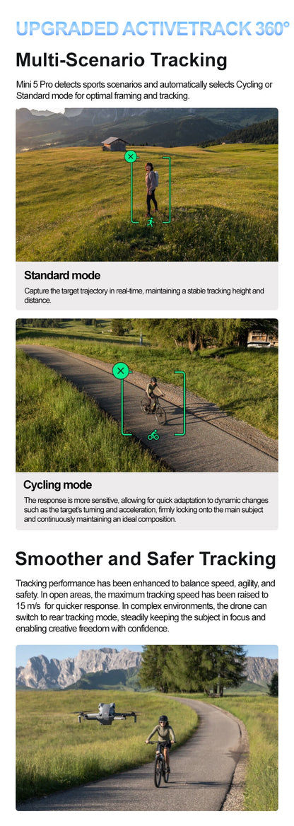 New DJI Mini 5 Pro Ultra-Light and Foldable Design New Product Launch for DJI Drone with Remote Control Dual Camera 249g Weight Elite