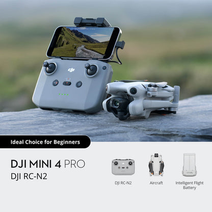 New DJI Mini 4 Pro (DJI RC N2), Drones with Camera for Adults 4K, Under 0.549 Lbs/249 g Elite
