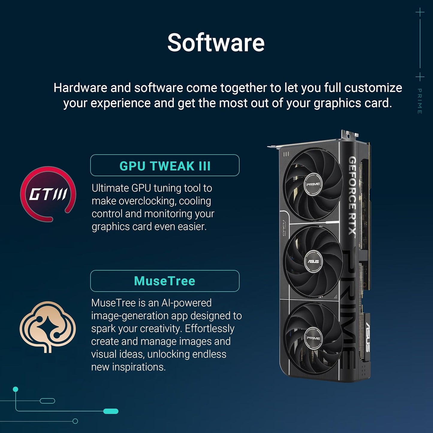 ASUS The SFF-Ready Prime GeForce RTX™ 5070 12GB GDDR7 Graphics Card (PCIe® 5.0, 12GB GDDR7, HDMI®/DP 2.1, 2.5-Slot, Axial-tech Fans, Dual BIOS) Elite