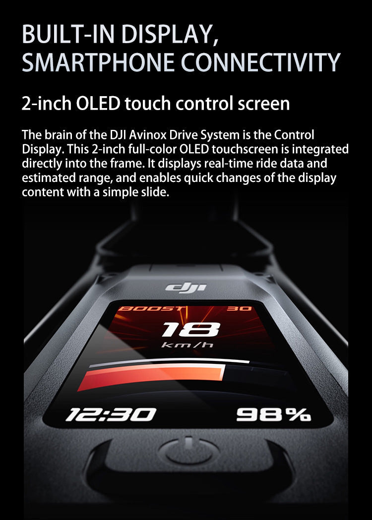 DJI Amflow PL Carbon E-Mountain Bike With DJI Avinox Drive System Built-in LED Control Display Amflow PL Full Suspension Ebike Elite