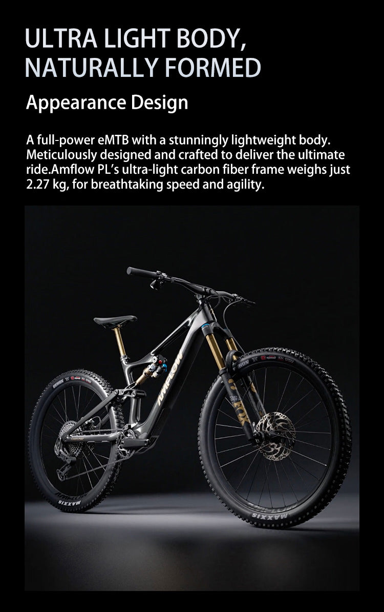 DJI amflow bike cheapest amflow PL Carbon 800 Wh - L Equipped with DJl Aviox 508W Fast Charging Charger Amflow DJI Mtb Ebike Elite