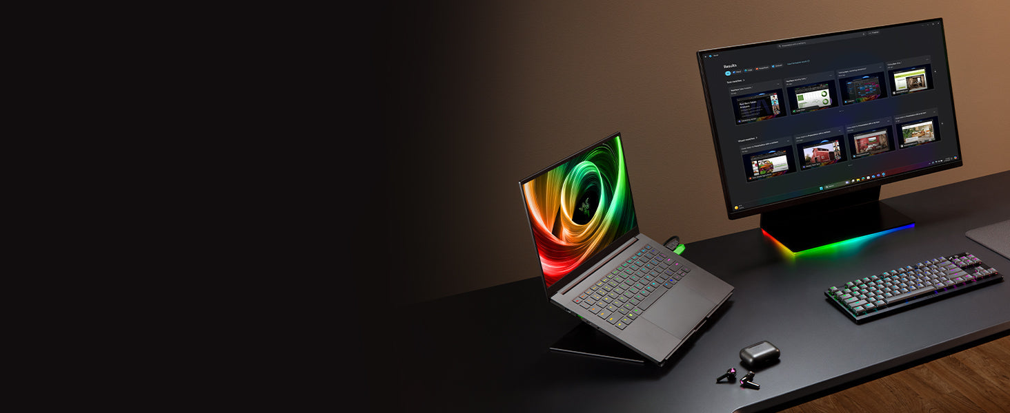 Razer Blade 14 (2025) Gaming Laptop: NVIDIA GeForce RTX 5070 - AMD Ryzen AI 9 365 CPU - 3K 120Hz OLED Display - 64GB LPDDR5X RAM - 2TB SSD - Thin & Lightweight - Chroma RGB - Windows - Black Elite