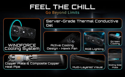 GIGABYTE GeForce RTX 5060 Ti Gaming OC 16G Graphics Card, 16GB 128-bit GDDR7, PCIe 5.0, WINDFORCE Cooling System, GV-N506TGAMING OC-16GD Video Card Elite