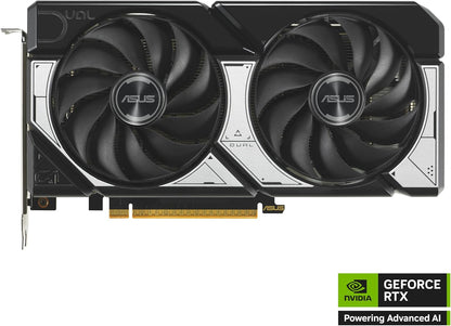 ASUS Dual GeForce RTX™ 5060 8GB GDDR7 OC Edition (PCIe 5.0, 8GB GDDR7, DLSS 4, HDMI 2.1b, DisplayPort 2.1b, 2.5-Slot Design, Axial-tech Fan Design, 0dB Technology, and More) Elite