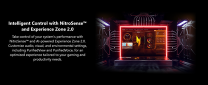 Acer Nitro V 16S AI Gaming Laptop | AMD Ryzen 7 260 Processor | NVIDIA GeForce RTX 5060 Laptop GPU (572 AI Tops) | 16" WUXGA IPS 180Hz Display | 32GB DDR5 | 1TB Gen 4 SSD | Wi-Fi 6 | ANV16S-41-R2AJ Elite