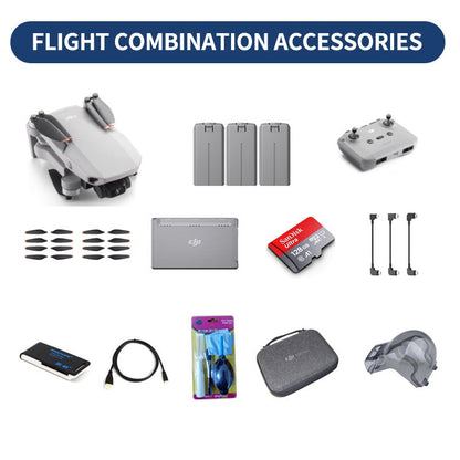 Original  Mavic Mini2 SE 2.7K HD Quadcopter Aerial Drone Flight Combination 3 Batteries Elite