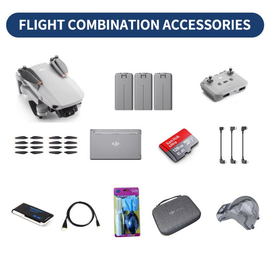 Original  Mavic Mini2 SE 2.7K HD Quadcopter Aerial Drone Flight Combination 3 Batteries Elite