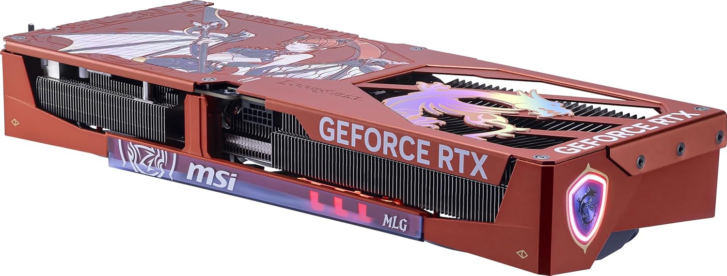 MSI Gaming RTX 5070 Ti 16G MLG Edition OC Graphics Card (16GB GDDR7, 256-bit, Extreme Clock 2580 MHz, DisplayPort x 3 2.1a, HDMI 2.1b, NVIDIA Blackwell Architecture) Elite