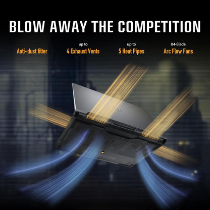 ASUS TUF Gaming F16 (2024) Gaming Laptop, 16” FHD+ 144Hz IPS-Level 16:10 Display, Intel® Core™ 5 210H Processor, NVIDIA® GeForce RTX™ 4050, 8GB DDR5, 512GB PCIe Gen4 SSD, Wi-Fi 6, Windows 11 Home Elite
