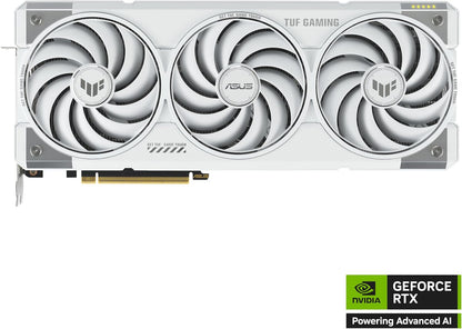 ASUS TUF Gaming GeForce RTX ™ 5070 Ti 16GB GDDR7 White OC Edition Gaming Graphics Card (PCIe® 5.0, HDMI®/DP 2.1, 3.125-slot, Military-Grade Components, Protective PCB Coating, axial-tech Fans) Elite