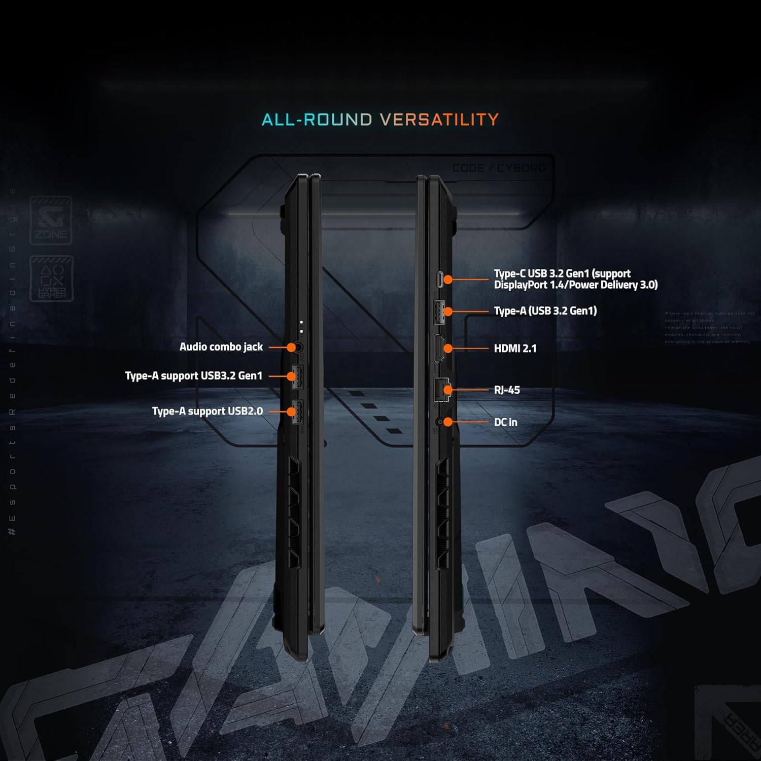 GIGABYTE - Gaming A16 Gaming Laptop - 165Hz 1920x1200 WUXGA - NVIDIA GeForce RTX 5060 - Intel i7-13620H - 1TB SSD with 16GB DDR5 RAM - Windows 11 Home AD Gaming A16 CVHI3US894SH Elite