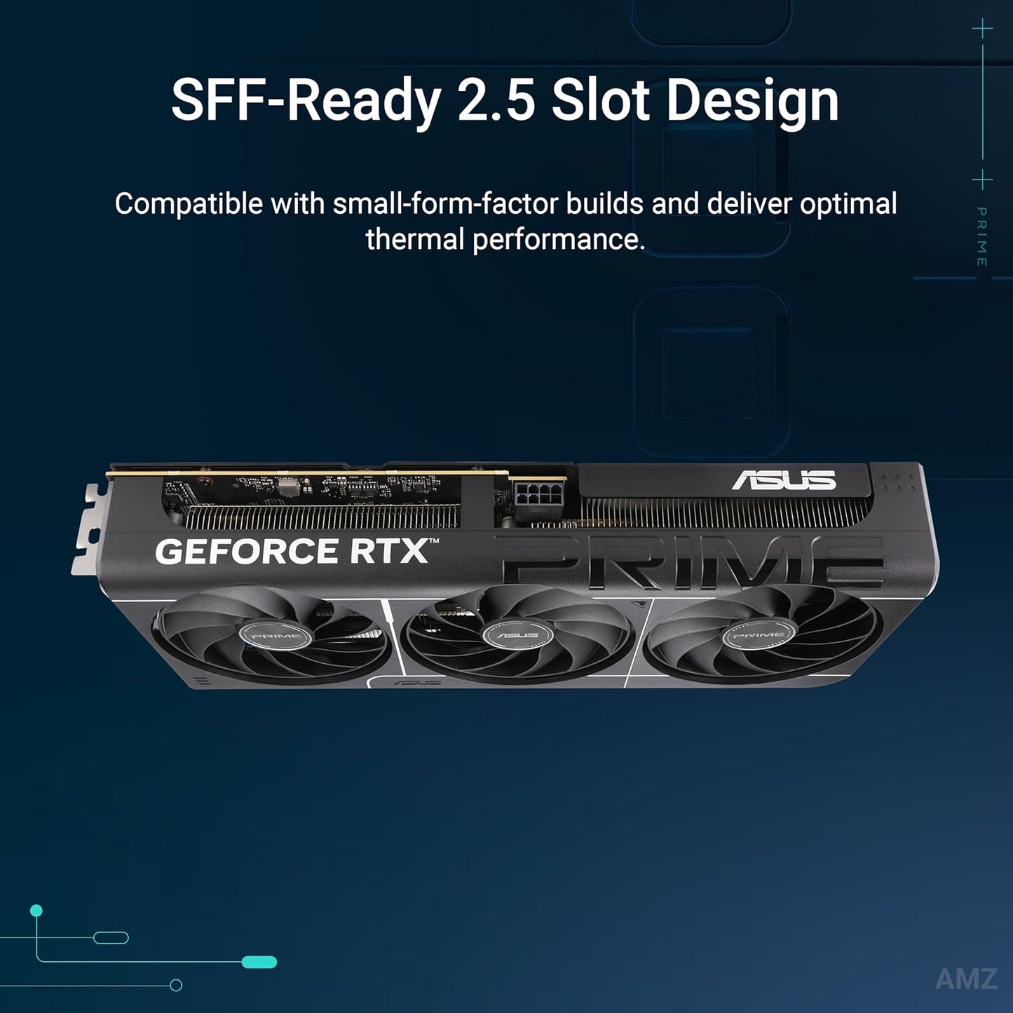 ASUS The SFF-Ready Prime GeForce RTX™ 5060 Ti 16GB GDDR7 Graphics Card (PCIe® 5.0, 16GB GDDR7, HDMI®/DP 2.1, 2.5-Slot, Axial-tech Fans, Dual BIOS) Elite